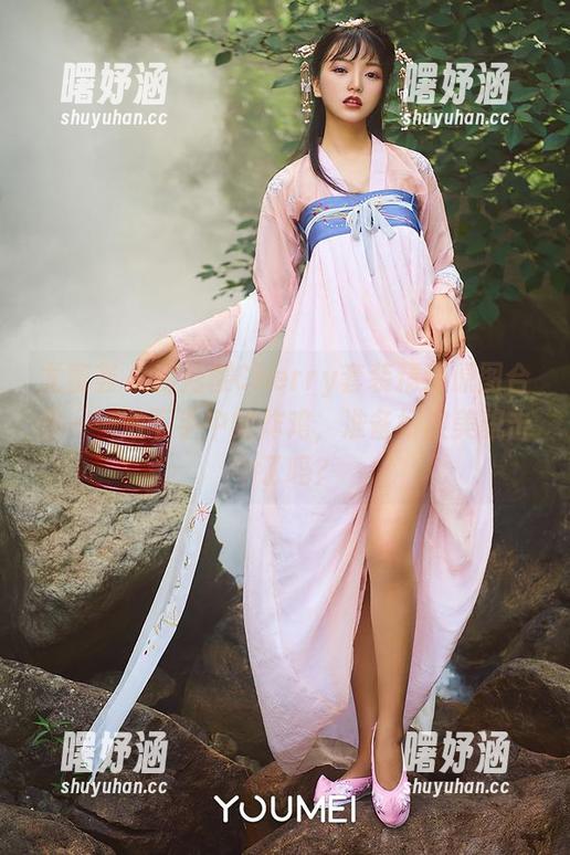 尤蜜荟 - 绯月樱Cherry套装精选原图合集——放下手中的炸鸡，准备好被美貌击中了吗？